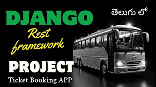 Django REST framework - Project || Bus Ticket Booking App
