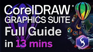 CorelDRAW - Tutorial for Beginners in 13 MINUTES! [ FULL GUIDE ]