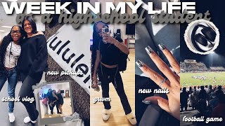 WEEK IN MY LIFE AS A HIGH SCHOOL STUDENT ✰ | grwm, school vlog, football game, etc