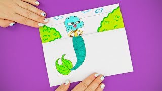 The Amazing World of Gumball | Funny Things and Drawing Tricks | Kiwi Show