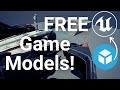Sketchfab / Blender to Unreal Engine - How To Get FREE 3D Game Models (Tutorial)