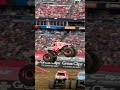 Monster Truck Breaks World Record! Jumps 9 Monster Trucks! World Finals 22 #monsterjam #monstertruck