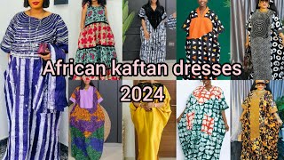 Latest African boubou kaftan styles 2024 | Ankara Long gown styles |Bubu kaftan dresses