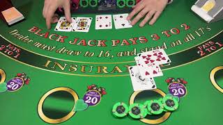 BLACKJACK $2,000 BUY IN 6 DECK SHOE