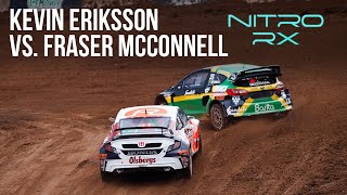 Kevin Eriksson vs. Fraser McConnell | Nitro Rallycross Battle Bracket Round 2 Day 1