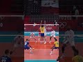 NICHOLAS LEGOFF OVER THE BLOCK ATTACK FRANCE MENS NATIONAL VOLLEYBALL TEAM 2021