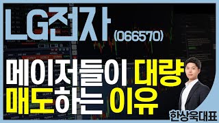 LG전자(066570) - 메이저들이 '대량매도' 하는 '이유'