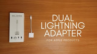 Dual Lightning Adapter (Low Price but it Works!)