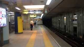 東京メトロ　銀座線　上野広小路駅　浅草行方面ホーム　2014.10.14 Tokyo Metro Ginza Line Ueno-hirokoji Station