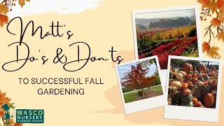 Do's and Don'ts for Fall Gardening in Northern Illinois (Zone 5)