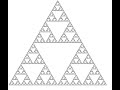 Sierpinski's Triangle Fractal - Python Turtles and recursion.