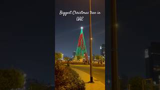 Biggest ChristmasTree in UAE #christmas #christmastree #christmascarol #christmassongs #alseefdubai