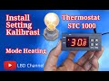 Cara Pasang Dan setting Thermostat STC 1000 Untuk Mesin Tetas