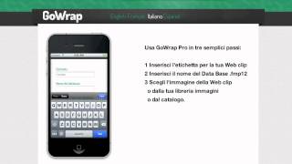 GoWrap Pro edition - Web clip scelta dal catalogo