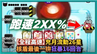 Random Dice骰子塔防-【全程高速】充月流動26星跑速2XX%！核盾最後一拚狂暴16回合！｜v7.6.0｜# 1073｜PFY玩給你看