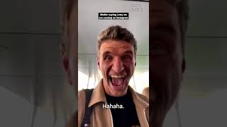 Thomas Muller sends warning to Robert Lewandowski on Instagram "Lewy we are coming"