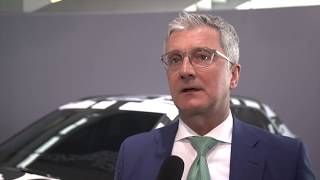 Audi An­nual Press Con­fer­ence 2018 In­ter­view Ru­pert Stadler