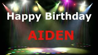 Happy Birthday Aiden    -   A Breaking News Birthday Announcement.