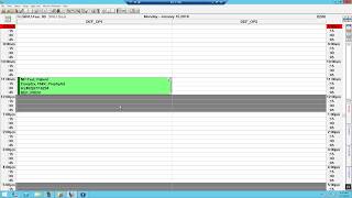 Scheduling New Patient Appointment (Using Right Click on Schedule)