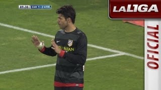 Gol de Diego Costa (1-2) en el Real Zaragoza - Atlético de Madrid - HD