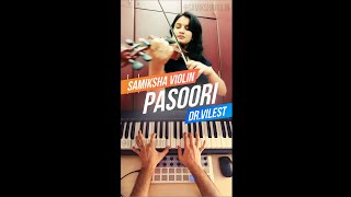 Pasoori (Violin Cover) - Samiksha The Violinist & Dr.Vilest #shorts #pasoori #cover