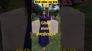 Ghar more pardesiya dance cover by pooja sah 😍 | #shorts #youtubeshorts #dance #kalank