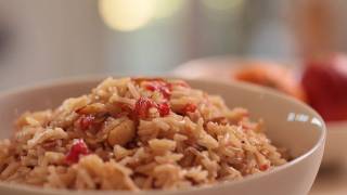 Blood Orange Almond Rice Pilaf Recipe || KIN EATS