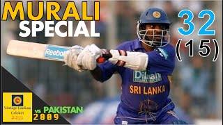 Muttiah Muralitharan 32 off 15 Balls vs Pakistan in 2009 set up Sri Lankan Victory in the first ODI