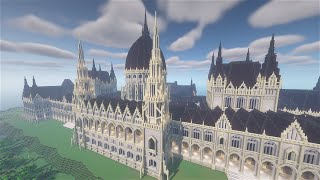 Országház (Hungarian Parliament) from Civilization VI but in Minecraft
