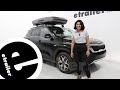 etrailer | How to Install: Thule Motion 3 Low Profile Rooftop Cargo Box on your 2023 Kia Seltos