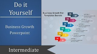 How to create a Business Growth Powerpoint Template.