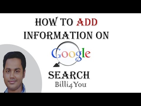 How To Add/Put Your Information On Google Search Hindi/Urdu How To Add/Put Your Information On Google Search Hindi/Urdu