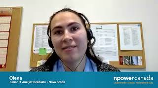 Nova Scotia Junior IT Analyst Graduate Speaker - Olena