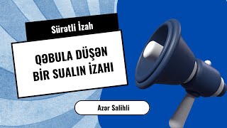 MƏNTİQ - Qəbula düşən bir sualın asan və sürətli izahı #shorts