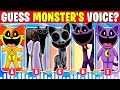 GUESS THE VOICE THE MONSTERS | Poppy Playtime Chapter 3 + Zoonomaly | Smile Cat, Сatnap Monster