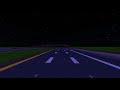 minecraft freeway trip home at night