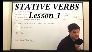 STATIVE VERBS Lesson 1