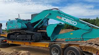 แกะกล่องสดๆ kobelco sk200-10-sm YN15 ลงบ่อบุรีรัมย์ หล่อจัดปลัดบอก excavator EP.8495