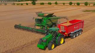 Wheat Harvest 2022 | John Deere S790i | 8370R | 6250R | Annaburger HTS 29.12