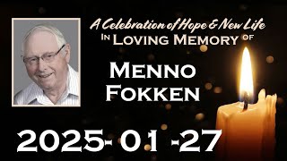 2025-01-27 Funeral of Menno Fokken (May 6, 1938 - January 19, 2025)