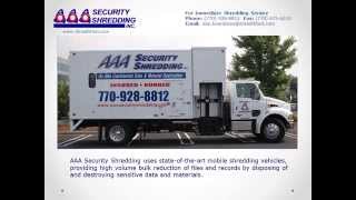 Atlanta Onsite Mobile Shredding Service