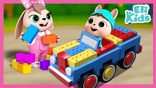 Toy Block Cars +More | Eli Kids Song Compilation