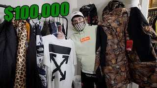 MY ENTIRE HYPEBEAST COLLECTION! (BEST ON YOUTUBE?!!)