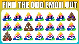 CAN YOU FIND THE ODD EMOJI ONE ODD? | HOW GOOD ARE YOUR EYES | SPOT THE DIFFERENCES? #12
