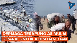 AS Pastikan Dermaga Terapungnya Sudah Mulai Beroperasi untuk Kirim Bantuan ke Gaza