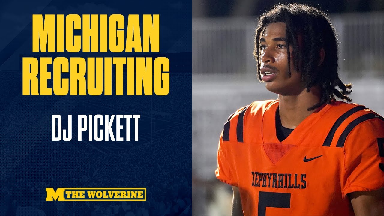 Five-star DB Target DJ Pickett Is ELITE!!! | Michigan Football ...