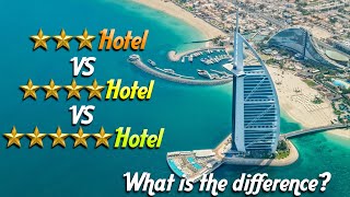 3-star hotel vs 4-star hotel vs 5-star hotel | What is the difference?