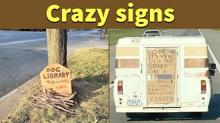Warning: These Funny Signs May Cause Uncontrollable Laughter!|| Funny And Happy