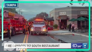 Fire damages popular restaurant 717 South