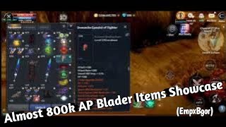 Almost 800k AP Blader Items Showcase - Cabal Mobile